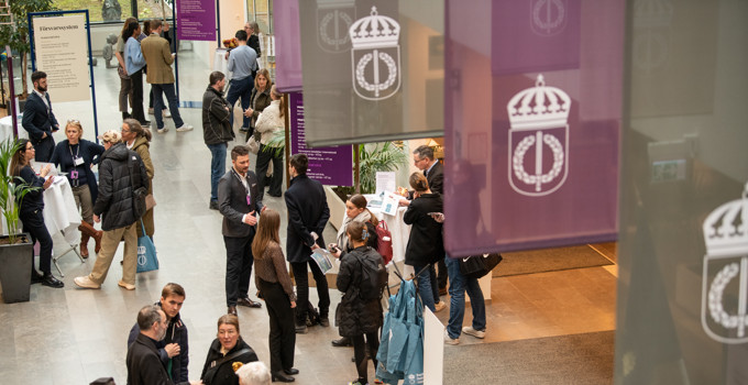 Öppet hus på Försvarshögskolan.