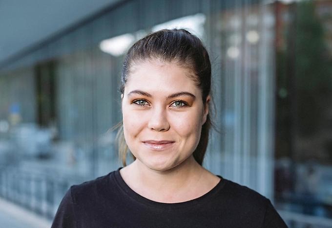 Porträtt på Rebecca Karlsson