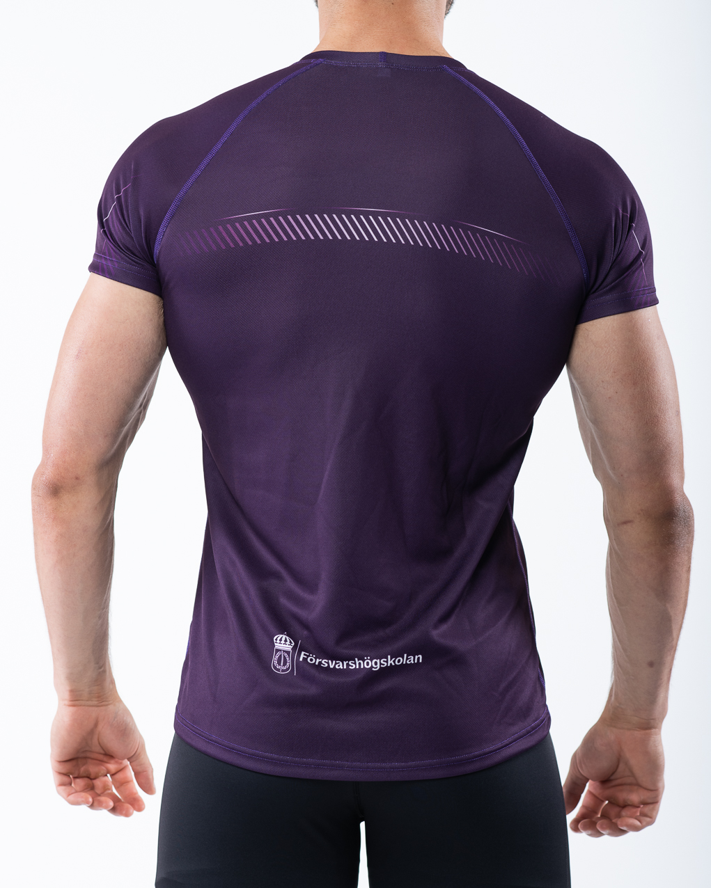 Men's t-shirt, purple, back