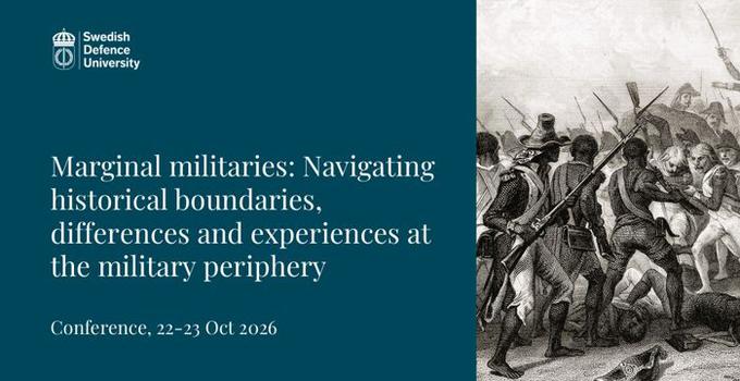 Konferensens titel samt illustration av slaget vid Crête-à-Pierrot 1802.