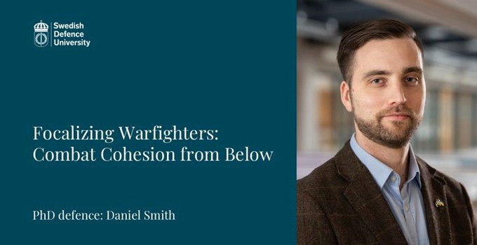 Avhandlingens titel samt porträtt av Daniel Smith.