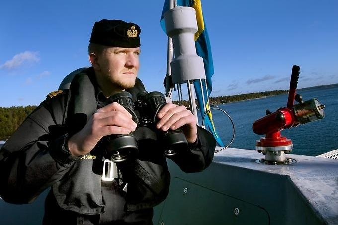 Porträtt på Fredrik Bertilsson ombord på fartyg.