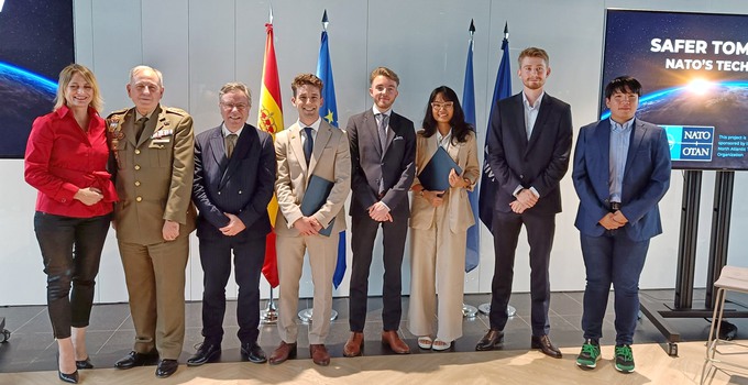 Masterstudenten i statsvetenskap Gustav Christensson deltog i Nato-tävling vårterminen 2023.
