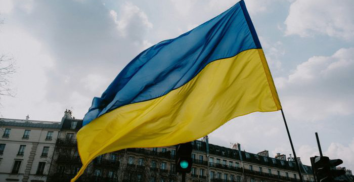 Ukrainas flagga