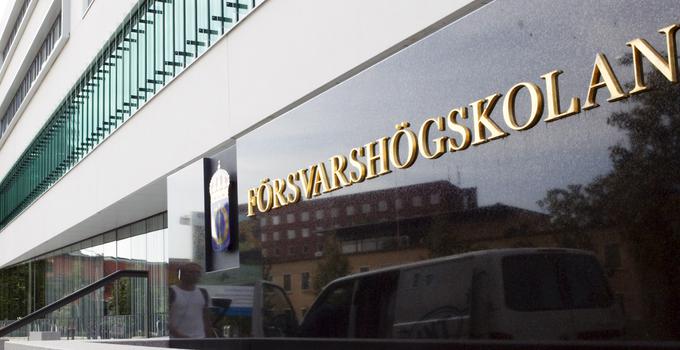 Försvarshögskolans fasad