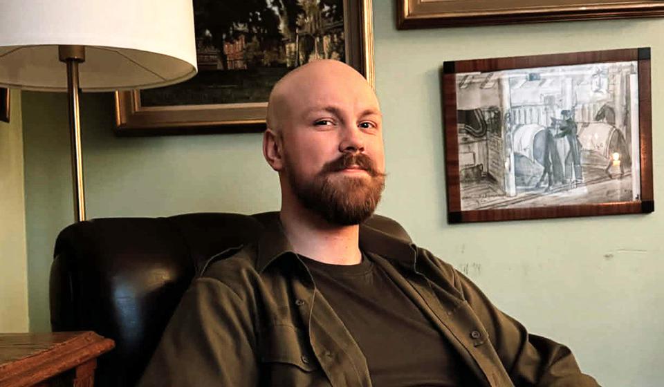 Student på kandidatprogrammet i Militärhistoria.