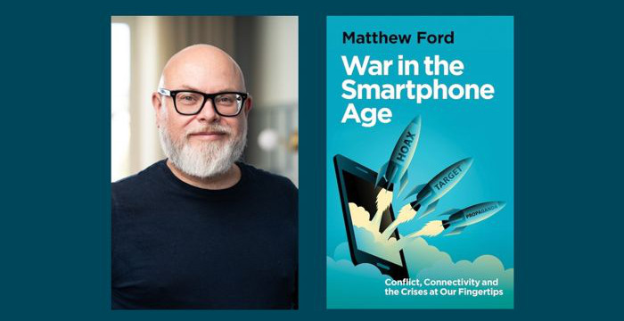 Porträtt av Matthew Ford samt bokomslaget.