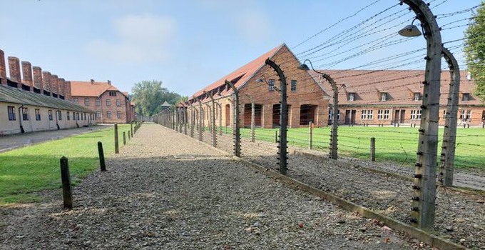 Miljöbild Auschwitz.