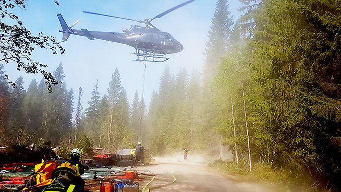 Skogsbränderna i Ljusdal sommar 2018