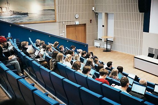 Studenter på föreläsning